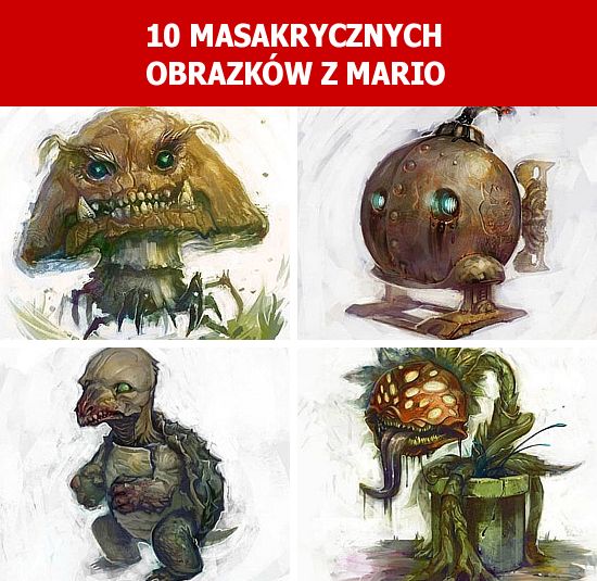 10 masakrycznych obrazków z Mario