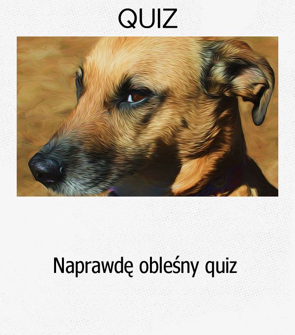 Naprawdę obleśny quiz.