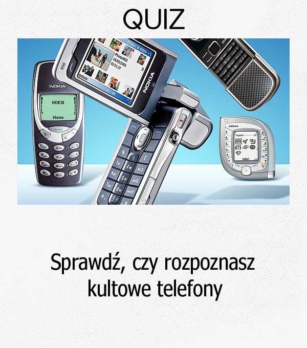 Sprawdź, czy rozpoznasz kultowe telefony.