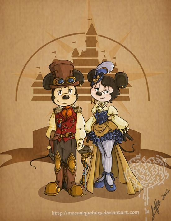 10 postaci z Disneya w konwecji Steampunk