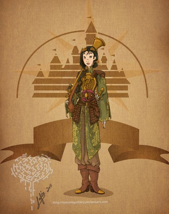 10 postaci z Disneya w konwecji Steampunk