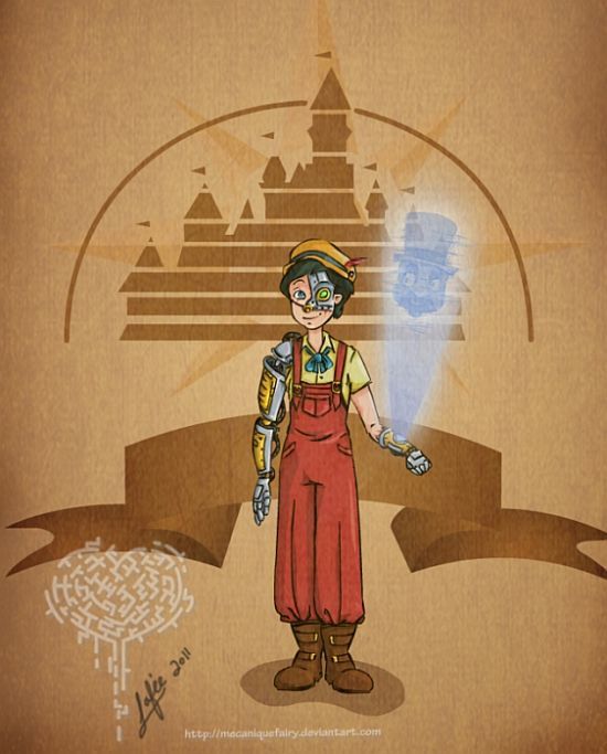 10 postaci z Disneya w konwecji Steampunk