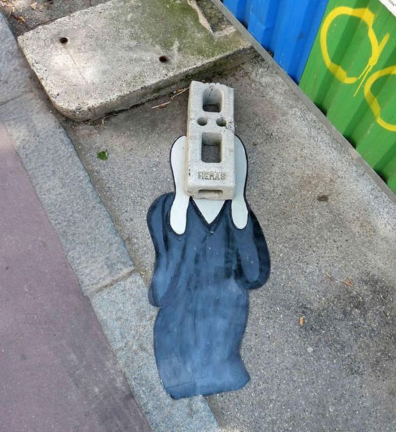 10 niesamowitych street artów