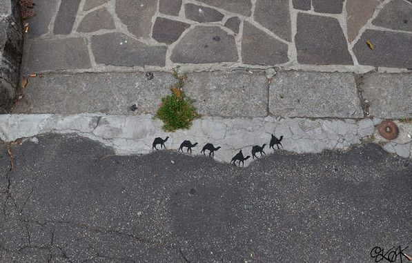 10 niesamowitych street artów