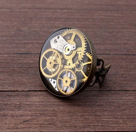 10 zdjęć eleganckiej steampunkowej biżuterii
