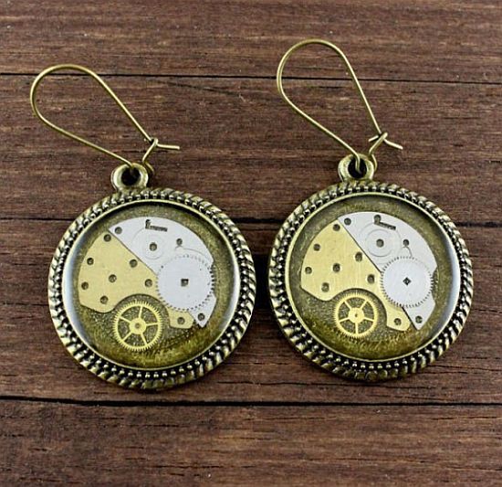 10 zdjęć eleganckiej steampunkowej biżuterii